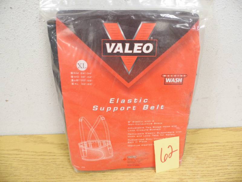 lot 62 image: Valeo Support Belt