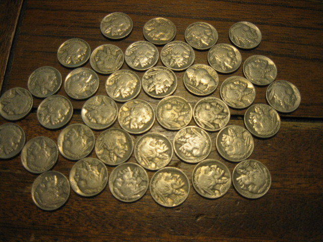37 1936 Full Date Buffalo Nickels