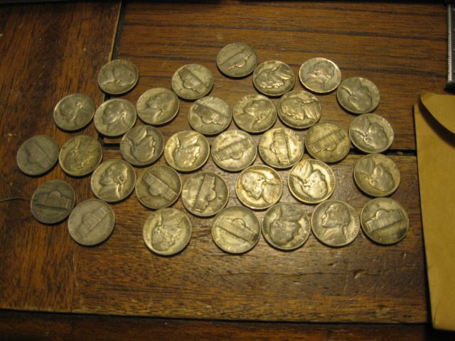 33 1945 S Silver War Nickels