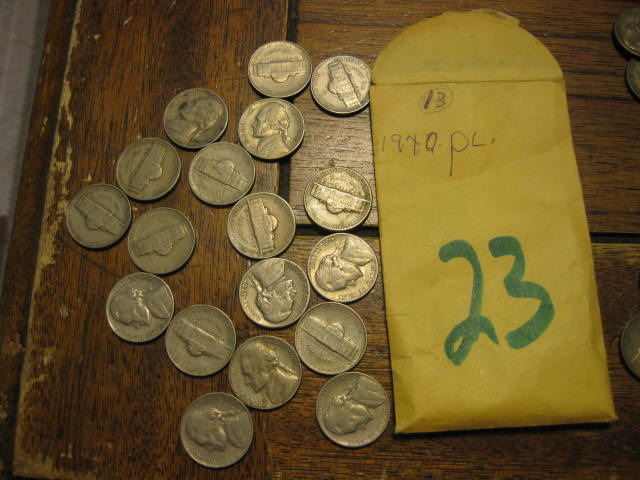 18 1947, 1948 and 1949 S Nickels