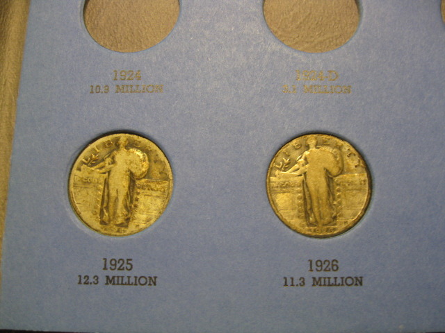 1925 & 1926 Standing Liberty Quarters