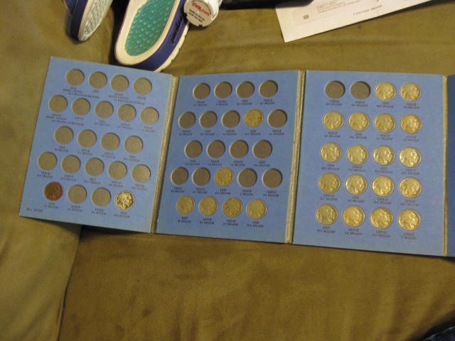 Buffalo Nickel Book with 26 Full Date Nickels