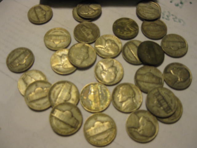 29 1942 P Silver War Nickels