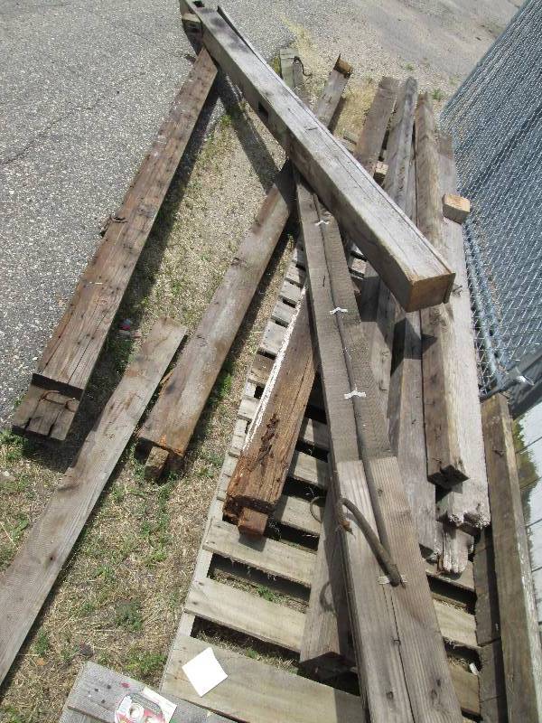 Assorted barn beams, 9 total.  Some...