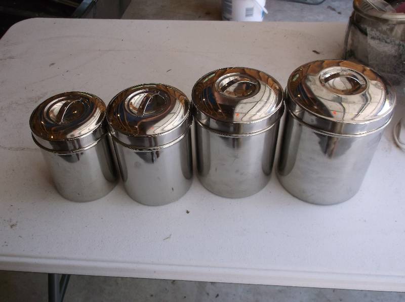 lot 64 image: Canister Set