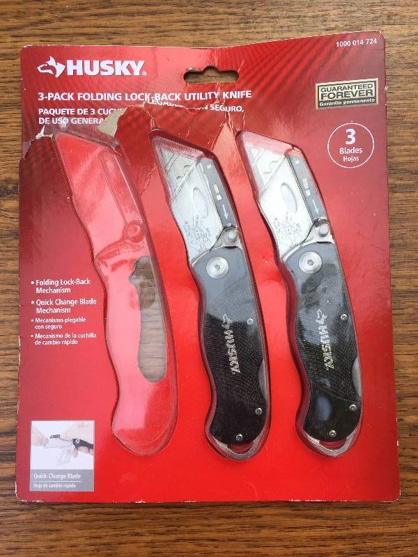 Husky Utility Knife - 2 Pack