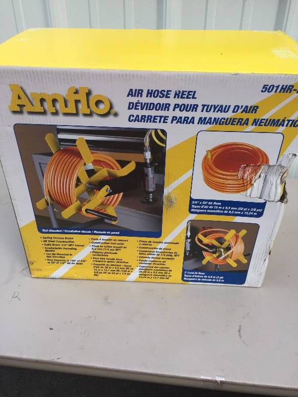 Air Hose Reel & 50 of Hose