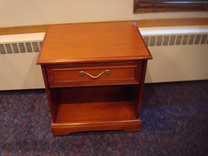 lot 4 image: End Table Or Night Stand, Some Marks