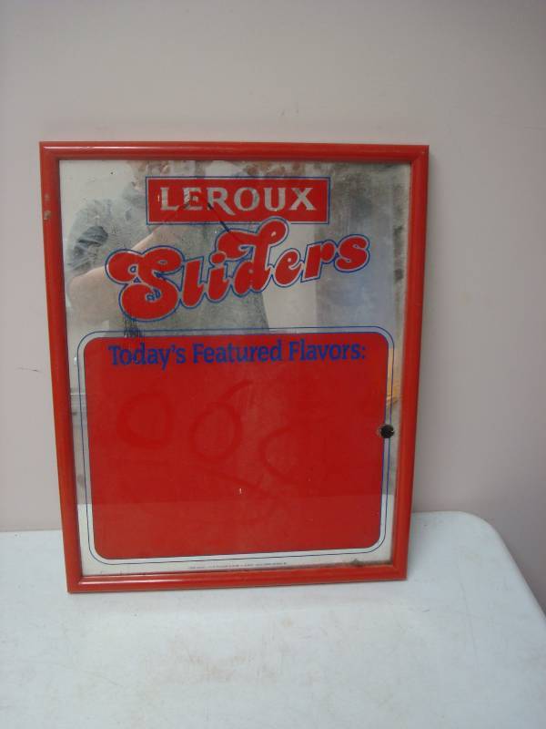 lot 26 image: Leroux Sliders Sign