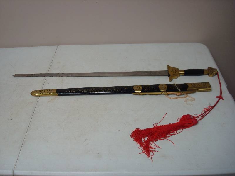 lot 40 image: Decorative Sword, Some Wear