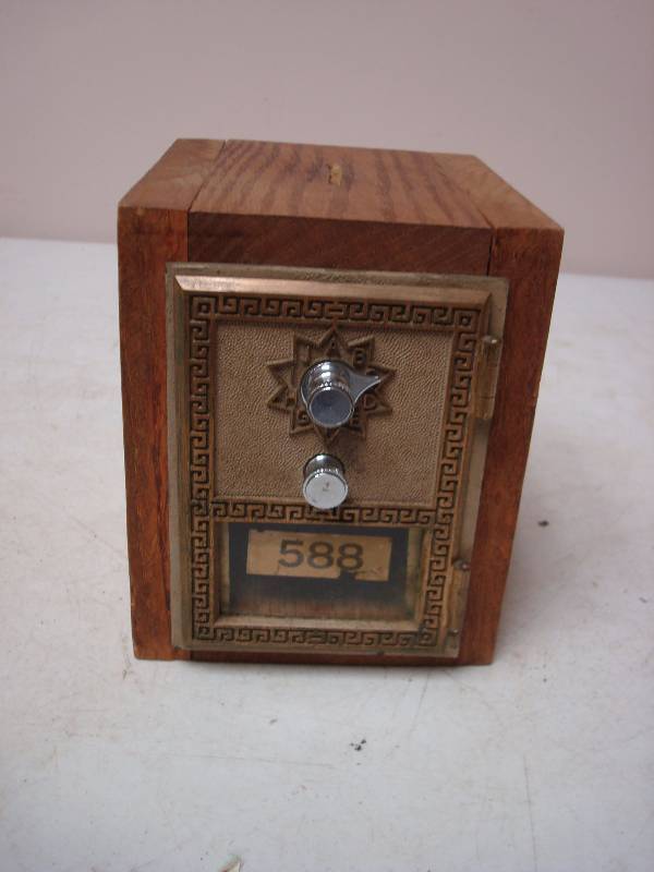 lot 46 image: Vintage Post Office Box, No Combo