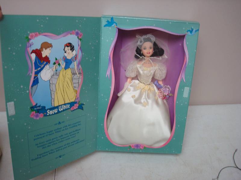 lot 53 image: Snow White Wedding Barbie, New In The Box