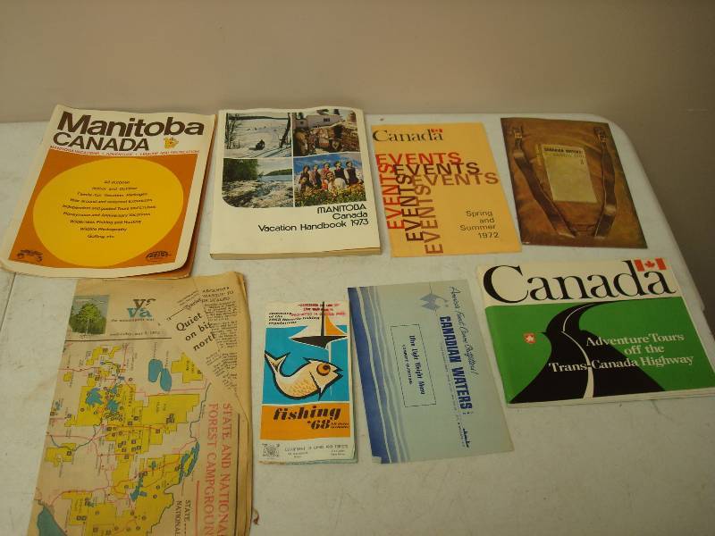 lot 75 image: Lot Of Vintage Canada Travel Guides