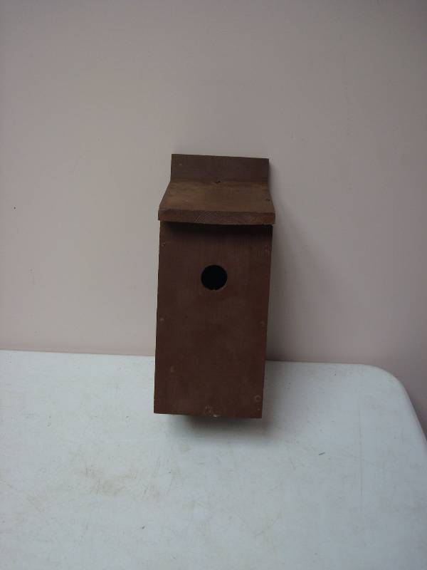 lot 104 image: Wood Birdhouse