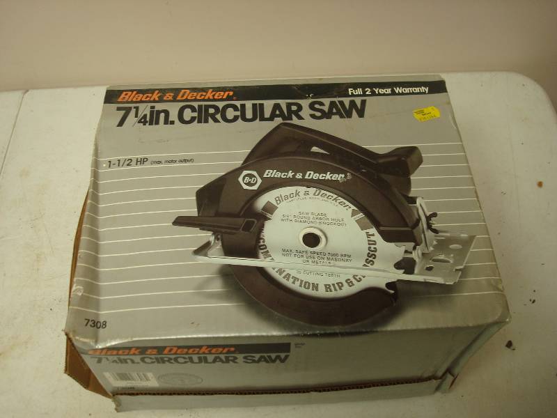 lot 136 image: Black And Decker Circular Saw, Unused
