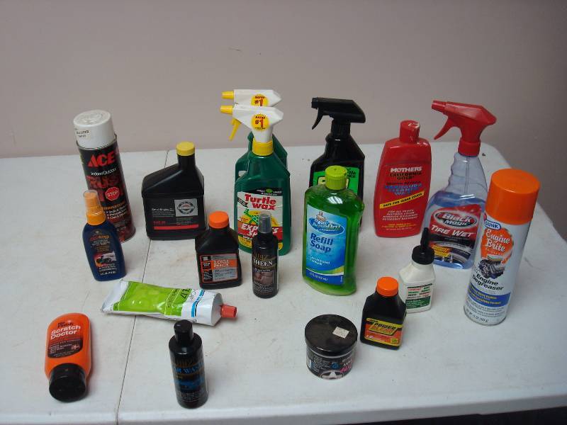 lot 141 image: Lot Of Car Cleaning Products