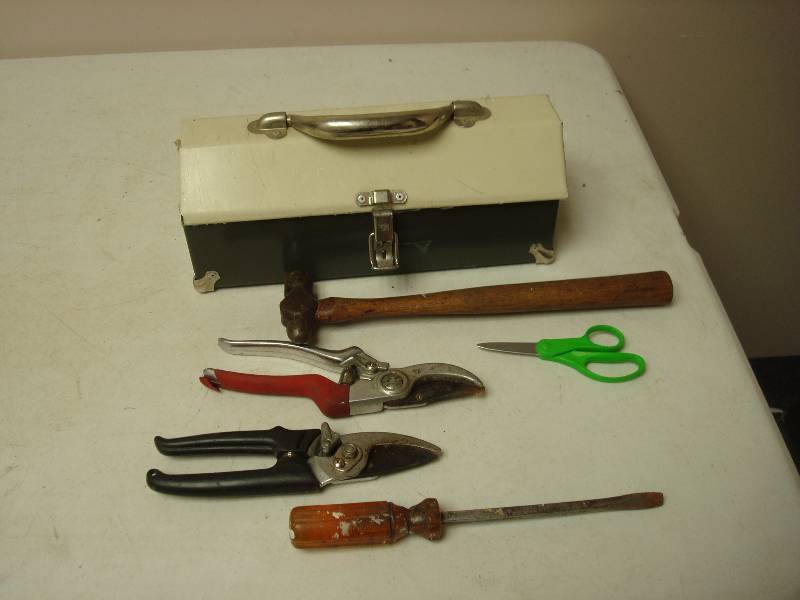 lot 153 image: Box Filled With Some Tools