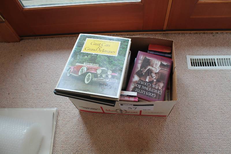 lot 57 image: Box Lot of Miscellaneous Books.