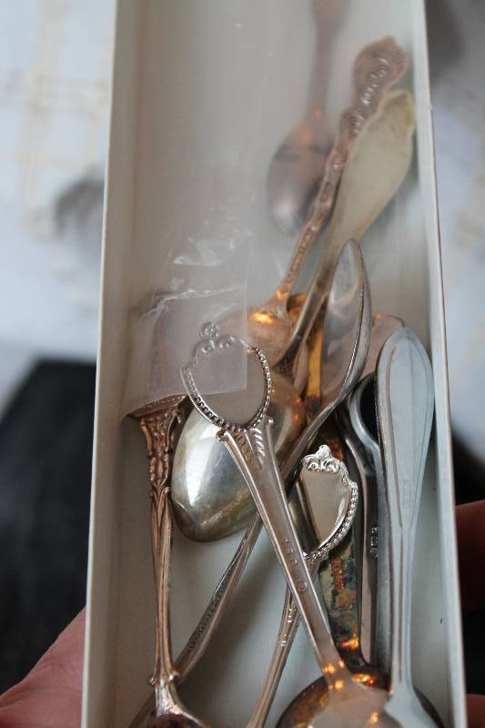 lot 89 image: Box Lot of Collectible Spoons Including Los Angeles Hollywood Bowl Space Needle And More.