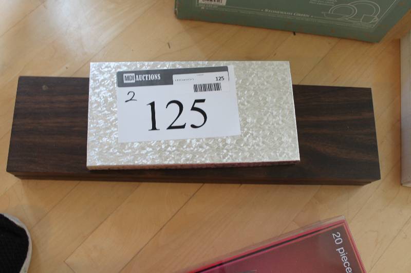 lot 125 image: Box lot of (2) Agstar Steak Knife Set Cutlery Set wOriginal Packaging.