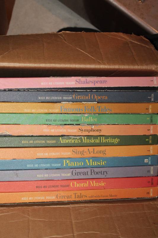 lot 176 image: Box Lot of (2) Records Including Great Poetry, Choral Music, Symphony, And More.