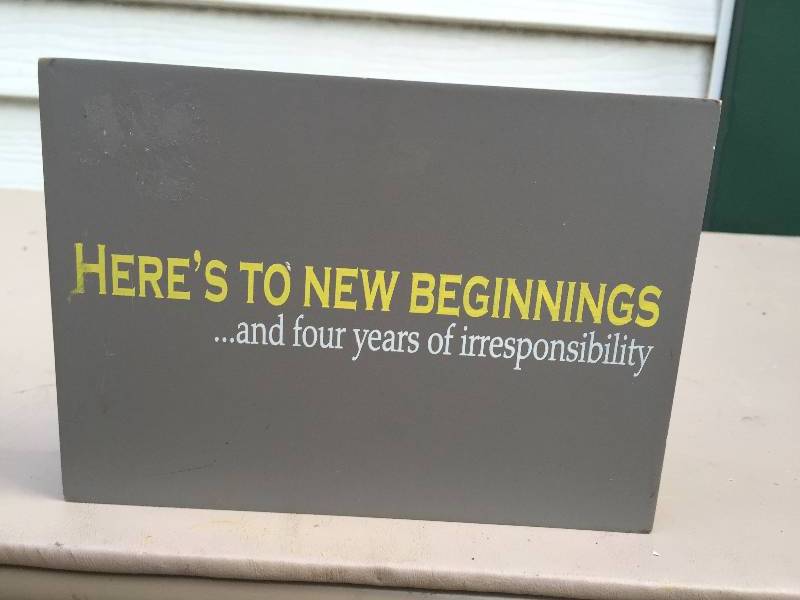 lot 27 image: Beginnings Plaque