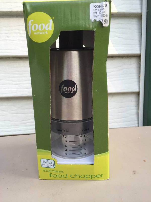 lot 41 image: Food Network Stainless Food Chopper