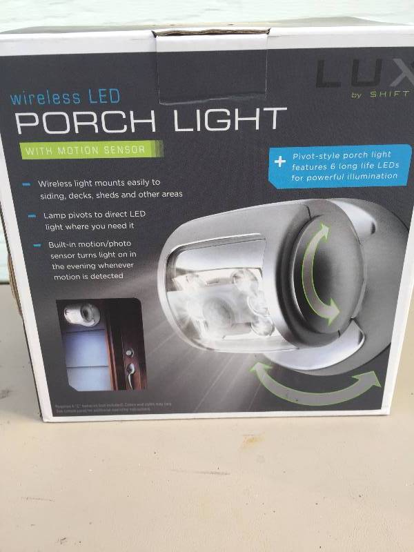 lot 46 image: Wireless LED Porch Light