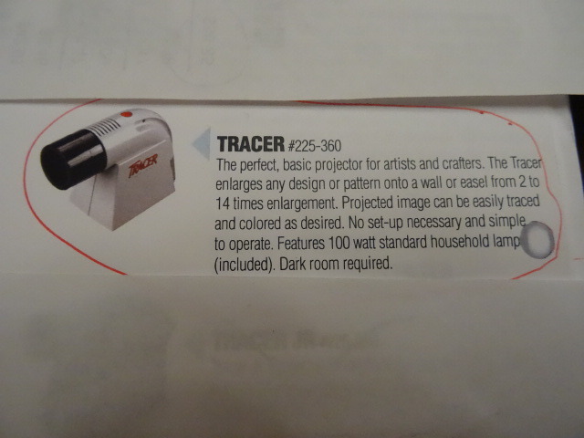 Tracer projector