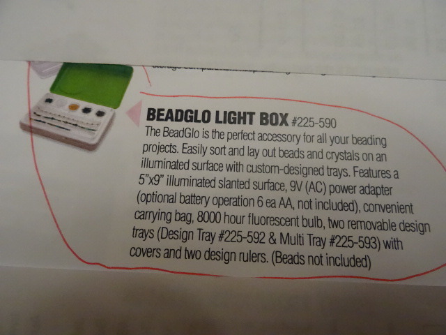 Beadglo light box