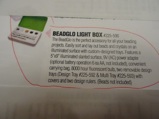Beadglo light box