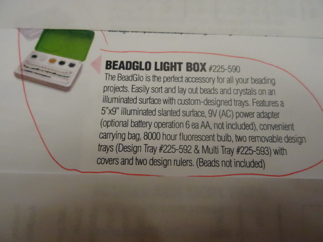 Beadglo light box