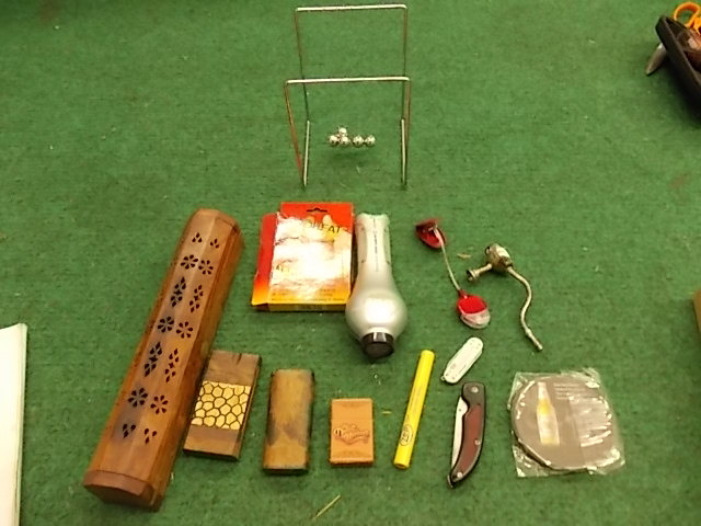 Incense, Lighter, Pipe