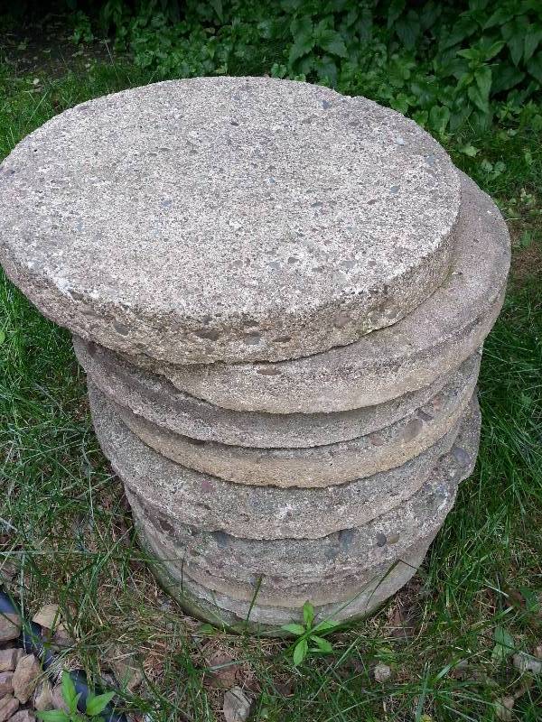 Cement Stepping Stones