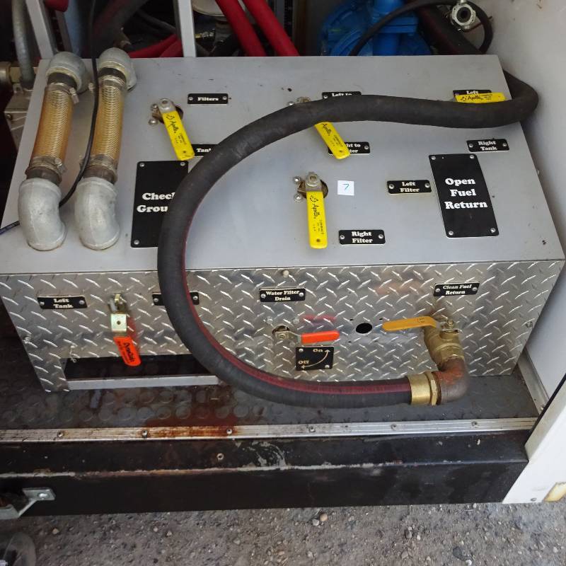 Valve control station. 6 valves.