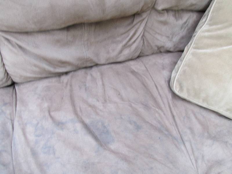 Plush couch...