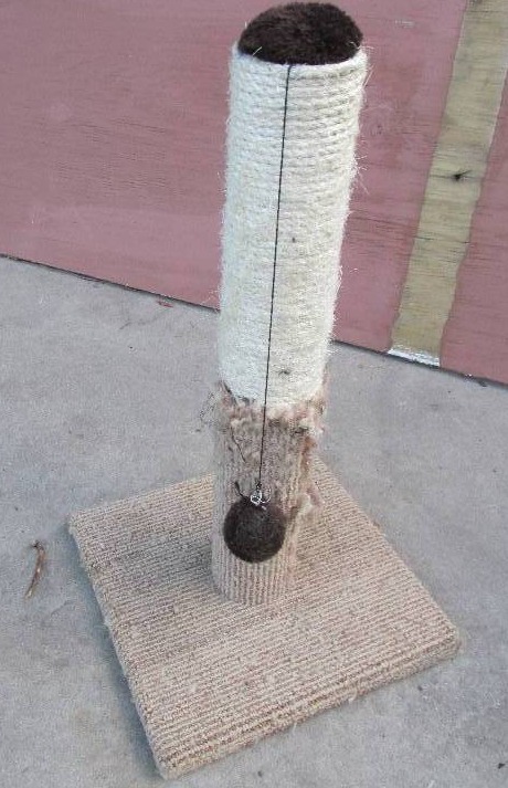 Pet scratching post...