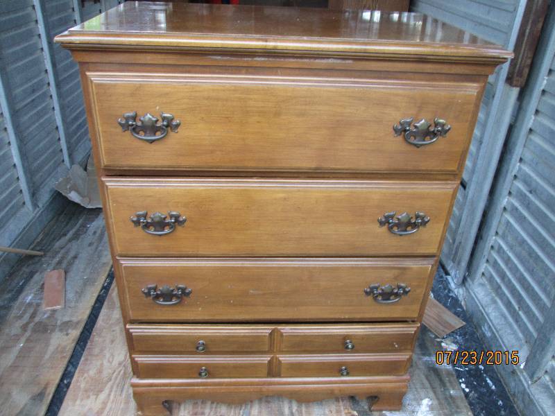 Dresser, top is 30 x 18 and stands...