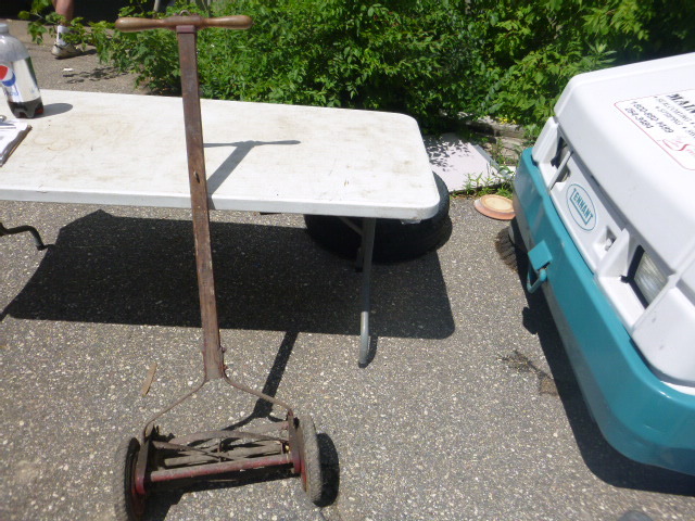 lot 26 image: Vintage Reel Mower