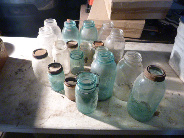 lot 150 image: Miscellaneous Canning Jars
