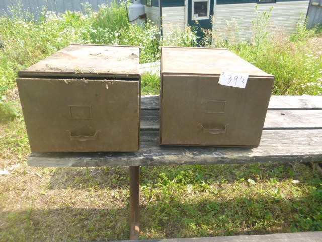 lot 39 image: 2 Metal Storage Drawers