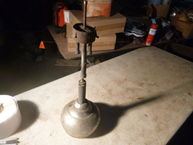 lot 63 image: Vintage Gas Lantern