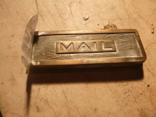 lot 78 image: Brass Mail Box Slot