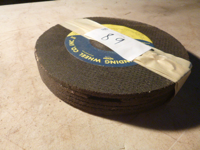 lot 89 image: 6 Pacific Grinding Wheels