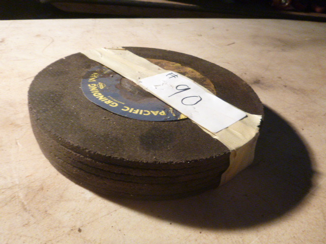 lot 90 image: 6 Pacific Grinding Wheels