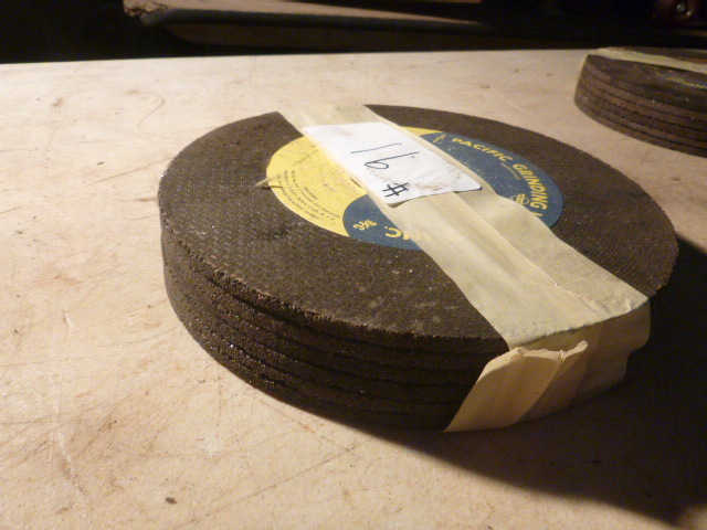 lot 91 image: 6 Pacific Grinding Wheels