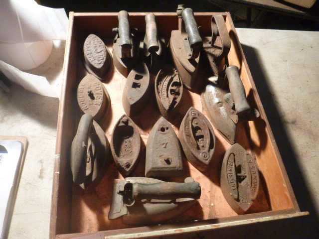 lot 95 image: Vintage Irons