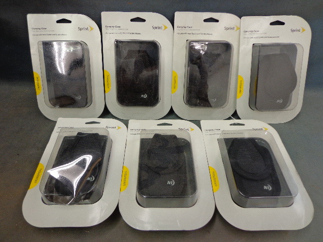 lot 24 image: Many NIB Cell Phone Carrying Cases