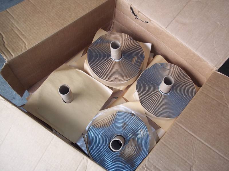 lot 146 image: 15 rolls of Butyl Mastic 78 Door  Window  steel siding sealant.