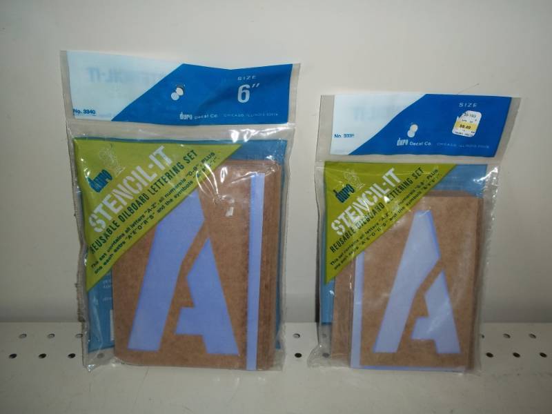lot 87 image: NEW pair of Stencil-it kits